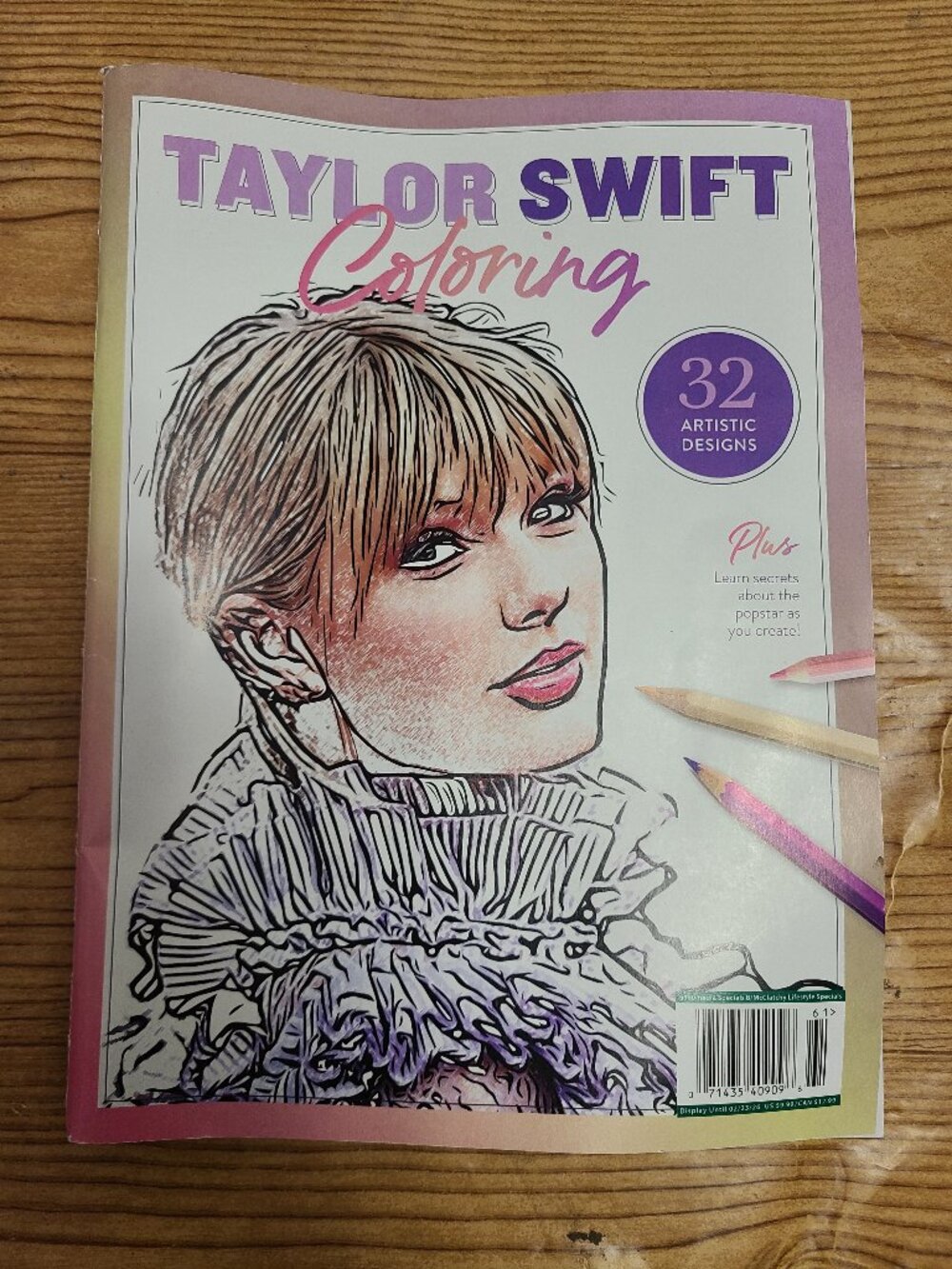 Taylor Swift Coloring Magazine (AS IS)